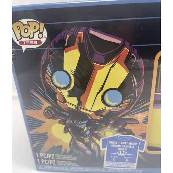 Funko POP! TEES MARVEL-Infinity Saga Ironman Rescue T-Shirt Size Large NEW - Picture 4 of 8